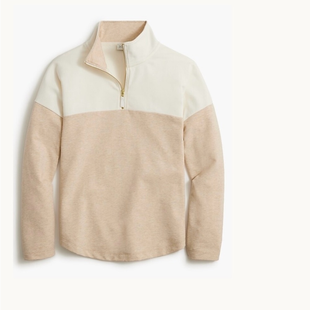 J Crew Quarter Zip Sweater NWOT